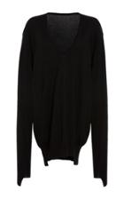 Summa V-neck Long Sleeve T-shirt Sweater