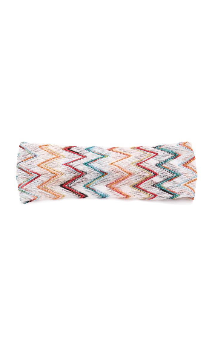 Missoni Mare Chevron Crochet-knit Headband
