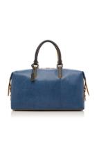 Smythson Bond Leather Duffle Bag