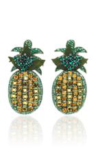 Ranjana Khan Crystal-embellished Pineapple Stud Earrings