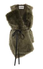 Moda Operandi Jil Sander Belted Fur Vest