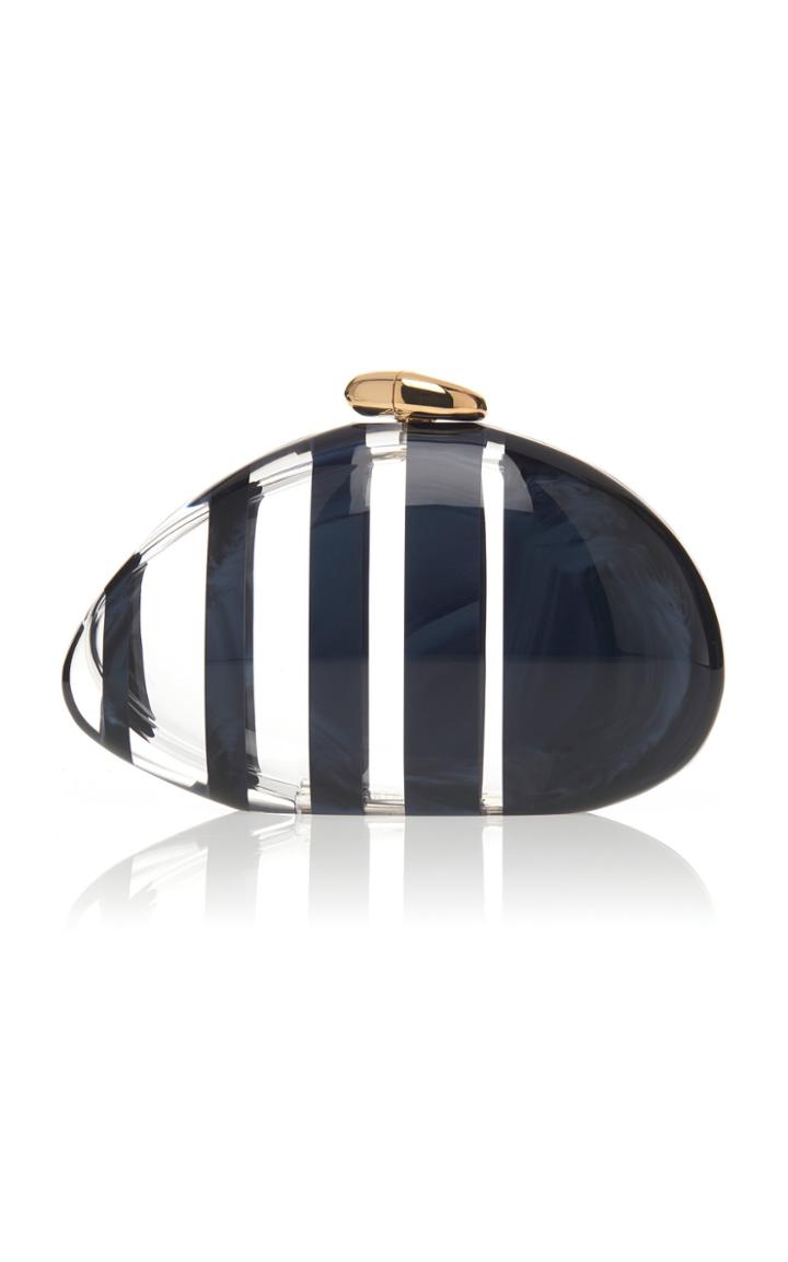 Benedetta Bruzziches Ariel Striped Clutch
