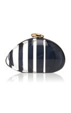 Benedetta Bruzziches Ariel Striped Clutch