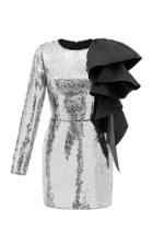 Rasario Asymmetrical Sequined Dress