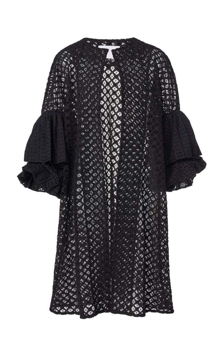 Leal Daccarett Eliseo Crochet-knit Cotton Jacket