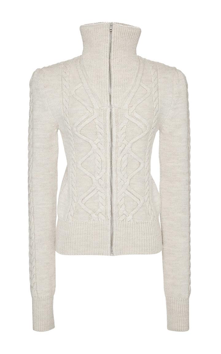 Isabel Marant Ecru Zermatt Knit Dixon Cardigan