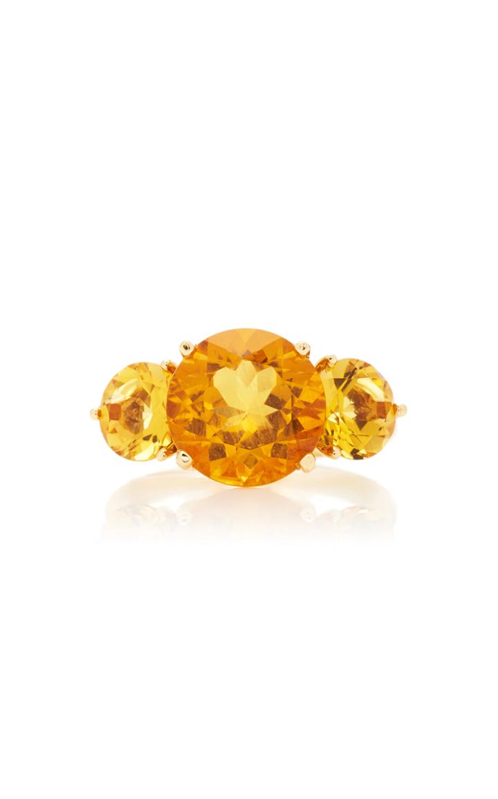 Moda Operandi Jane Taylor One Of A Kind Twinkle Twinkle Three Stone Ring With Yellow