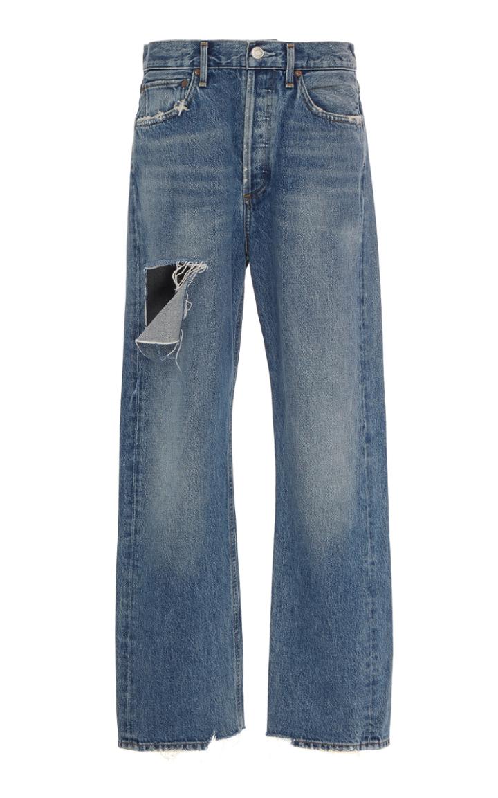 Agolde Distressed High-rise Jeans