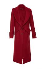 Hensely Draped Belt Wool Coat