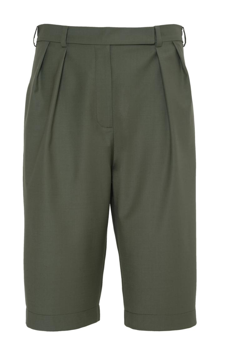 Anouki Prince Of Wales Wool-effect Shorts