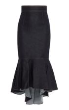 Maria Lucia Hohan M'o Exclusive Miden Denim Ruffle Skirt