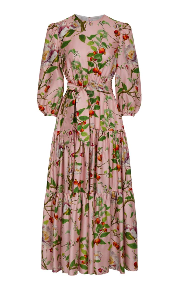 Moda Operandi Borgo De Nor Rebecca Floral Silk Dress