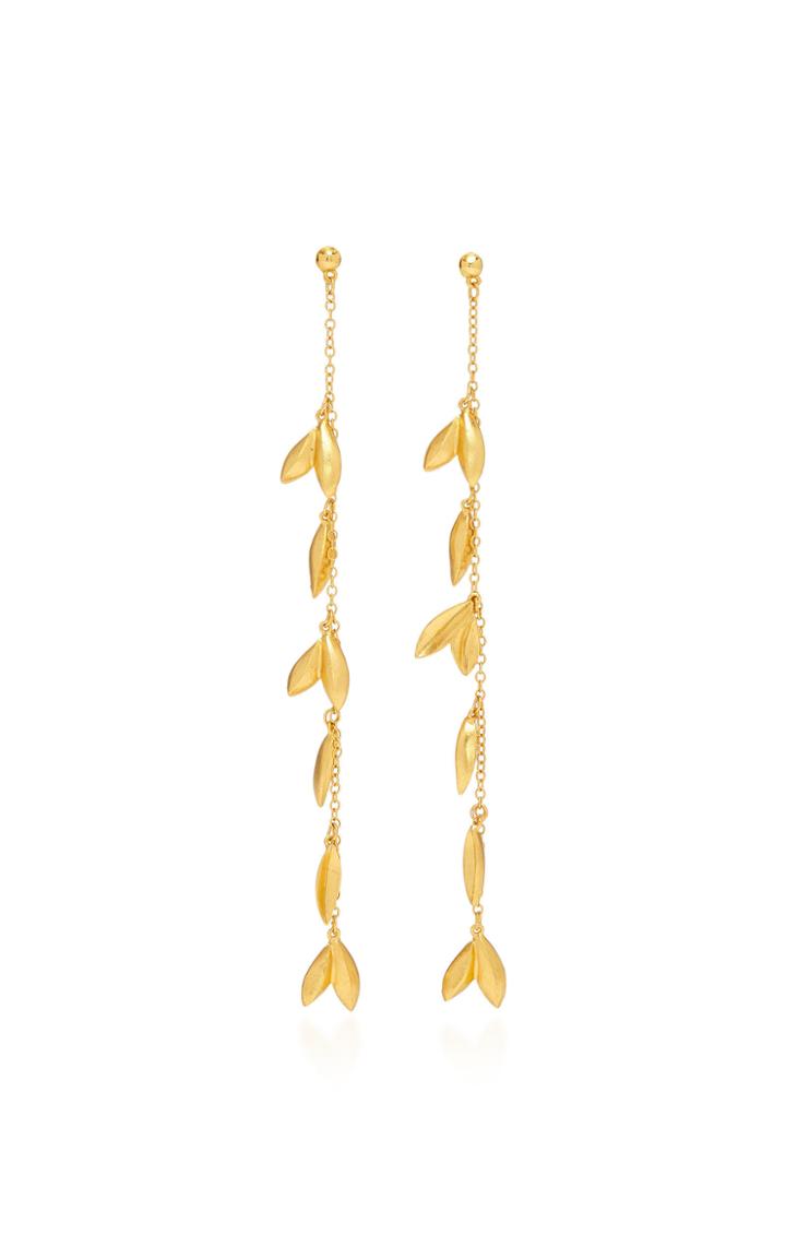 Oscar De La Renta Gold-plated Earrings