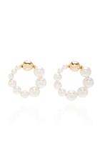Beck Jewels Cami Pearl And Gold Earrings