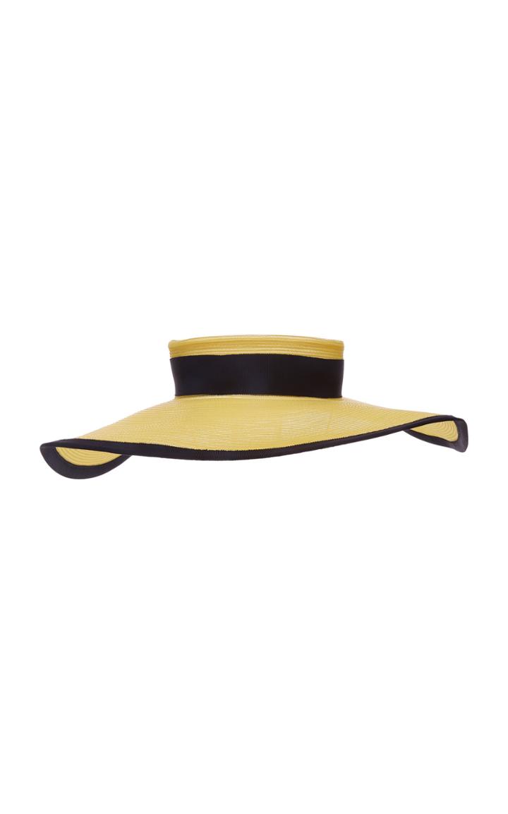 Eugenia Kim Bettie Canvas-trimmed Straw Hat