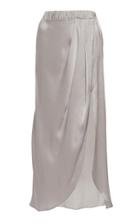 Moda Operandi Sablyn Ariel Silk Midi Skirt Size: L