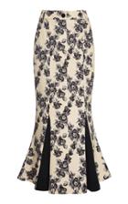 Moda Operandi Rowen Rose Siren Printed High-rise Midi Skirt Size: 32