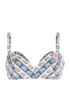 Moda Operandi Liberty London Dina Mixed Biennale Floral-striped Bikini Size: S