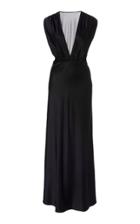 Narciso Rodriguez Ink Dye Bias Silk Dress