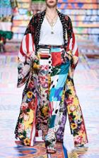 Moda Operandi Dolce & Gabbana Printed Silk Wide-leg Pants