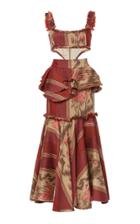 Brock Collection Ortud Printed Twill Dress