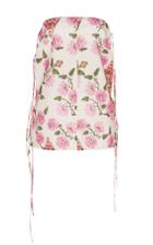 Marni Strapless Floral Cotton Top