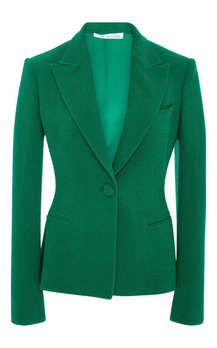Oscar De La Renta Fitted Jacket