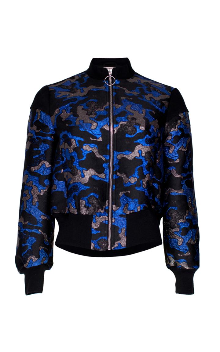 Baum Und Pferdgarten Blossom Camouflage Bomber Jacket