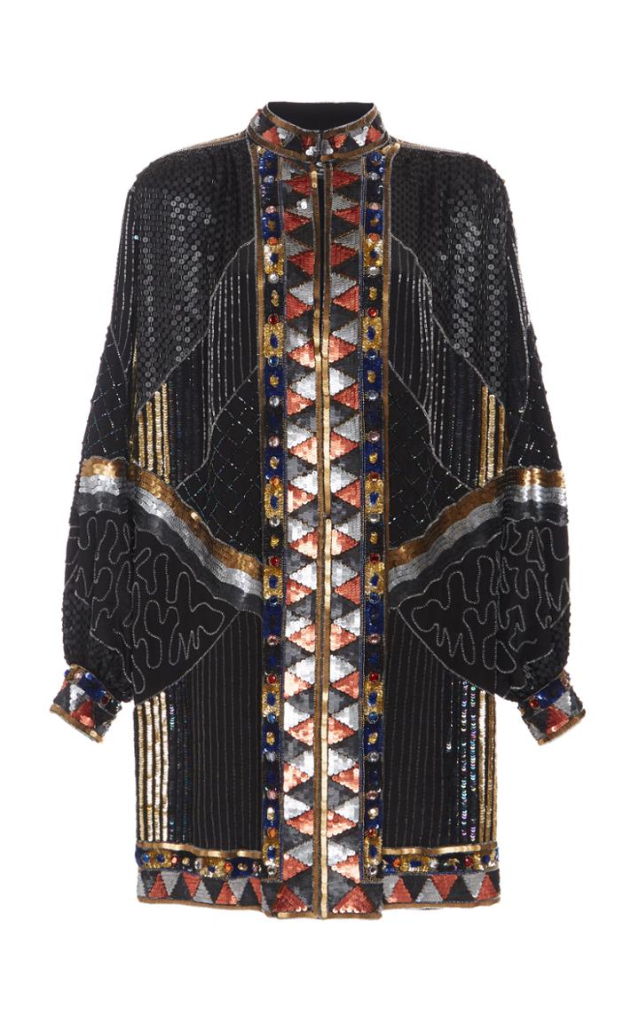 Moda Operandi Etro Sequin Silk Mini Dress
