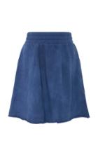 The Elder Statesman M'o Exclusive Cotton Fleece A-line Skirt