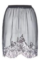Francesco Scognamiglio Contrast Lace Mini Skirt