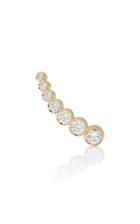 Sophie Bille Brahe Croissant De Lune 18k Gold And Diamond Small Earring