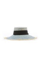 Sensi Studio Frayed Straw Hat Size: L