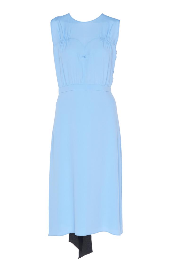 N 21 N&deg;21 Annalisa Sleeveless Crepe De Chine Dress