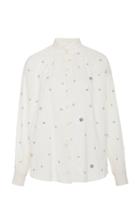 Alix Of Bohemia Luna Studded Cotton-poplin Shirt