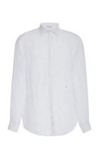 Massimo Alba Genova Striped Linen Button-up Shirt