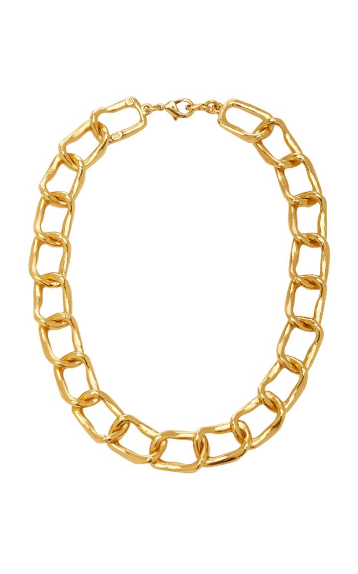 Jennifer Behr Colleen Brass Chain Necklace