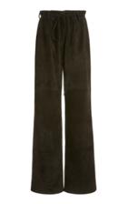 Moda Operandi Tom Ford Mid-rise Wide-leg Suede Pants