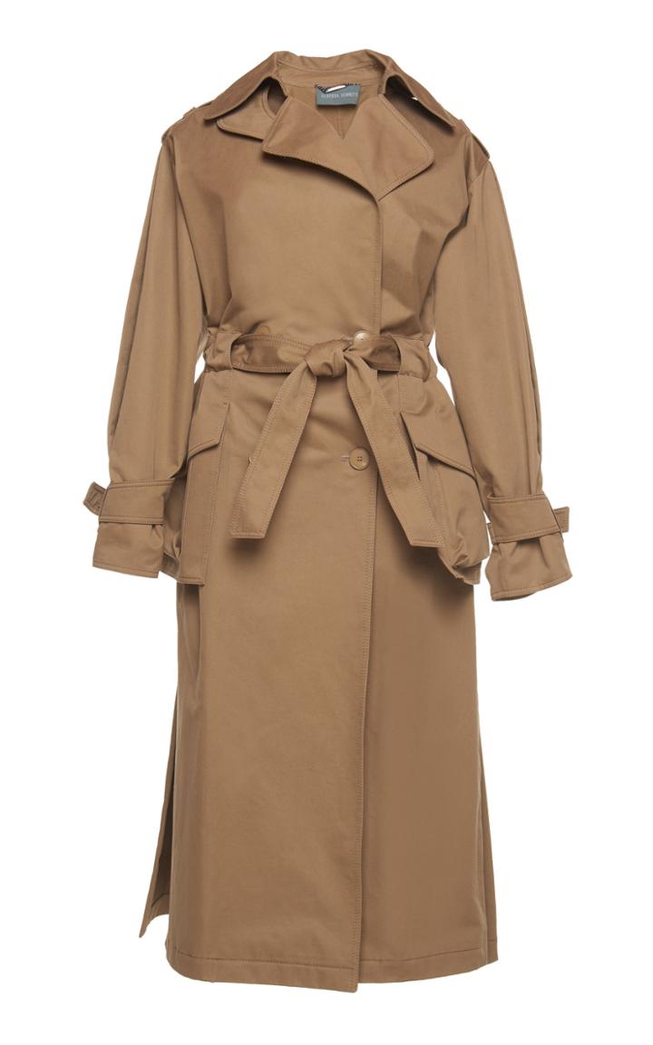 Alberta Ferretti Belted Trench Coat