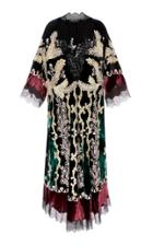 Biyan Lorina Velvet Deep-v Dress