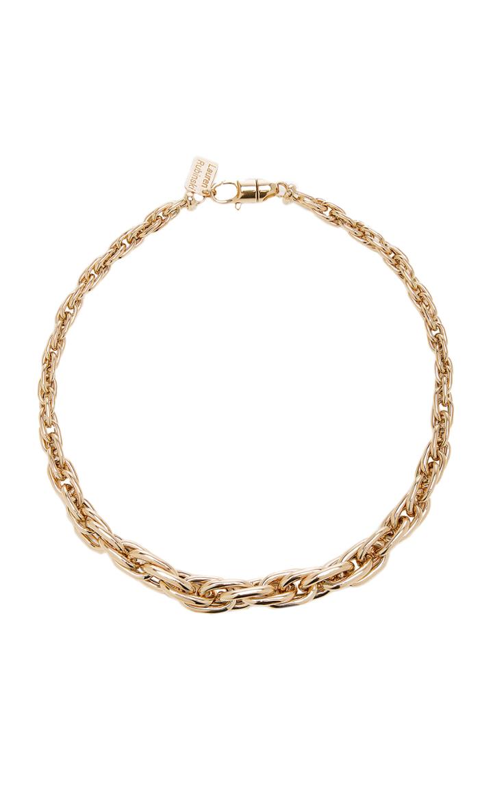 Lauren Rubinski 14k Yellow Gold Lucky Links Necklace