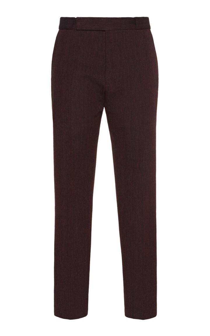 Ermenegildo Zegna Couture Xxx Flat Front In Denim