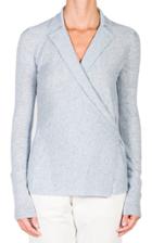 Moda Operandi Agnona Cashmere-linen Wrap Top