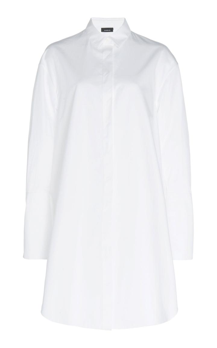 Moda Operandi Akris Collared Cotton-silk Blend Blouse Size: 2