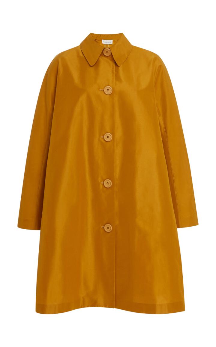 Mansur Gavriel Cotton And Silk-blend Taffeta Coat