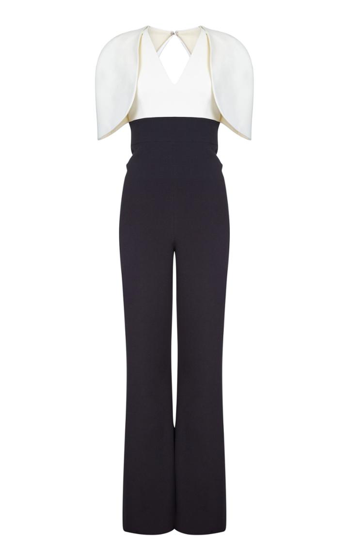 Safiyaa Viviana Black And White Jumpsuit