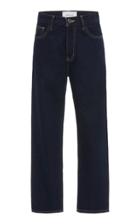 Current/elliott Vintage Cropped Straight-leg Jeans