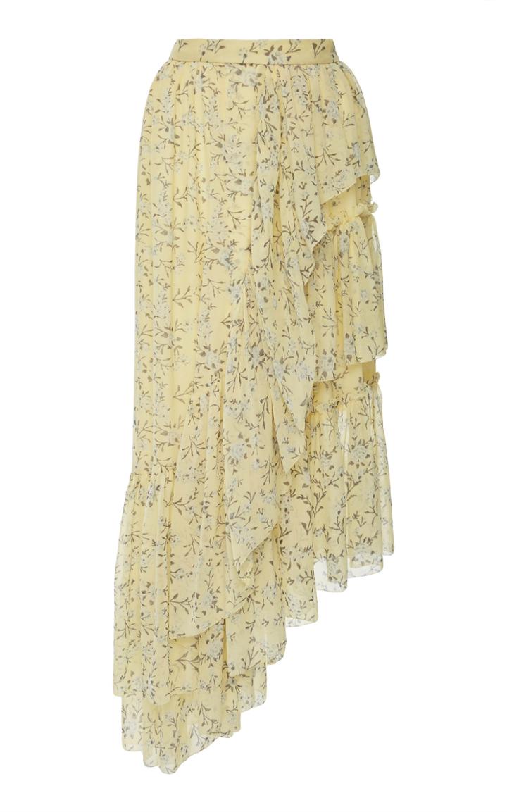 Ulla Johnson Marilyn Tiered Midi Skirt