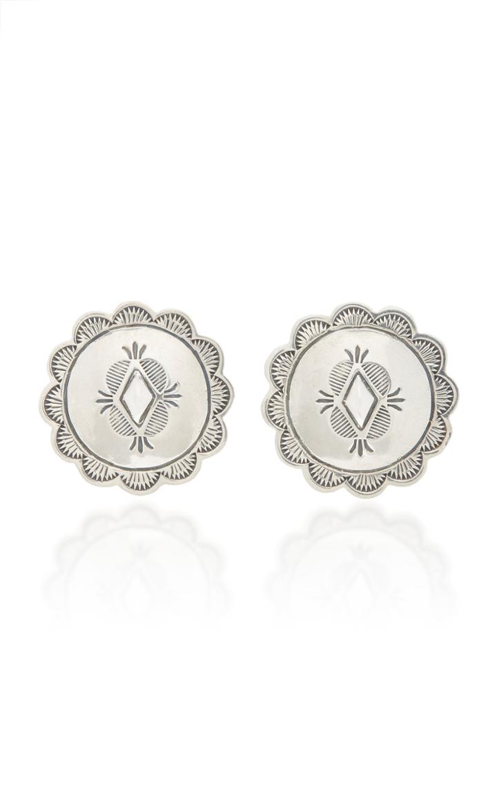 Fallon One-of-a-kind Conch Button Earring
