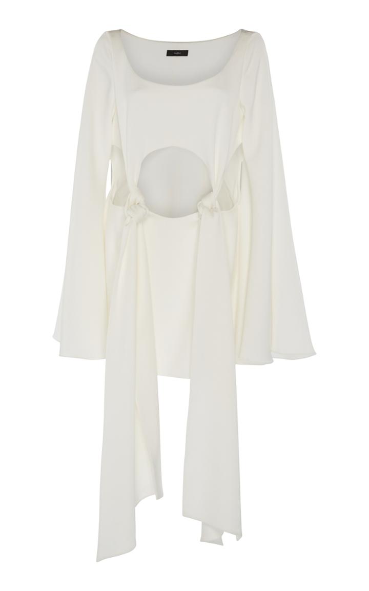 Ellery Technicolor Tie Front Top